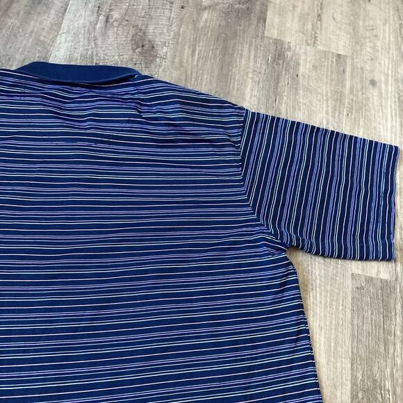 Pinehurst Golf Club Polo Shirt Adult XXL The Putterboy Collection Blue Pink - Picture 9 of 11